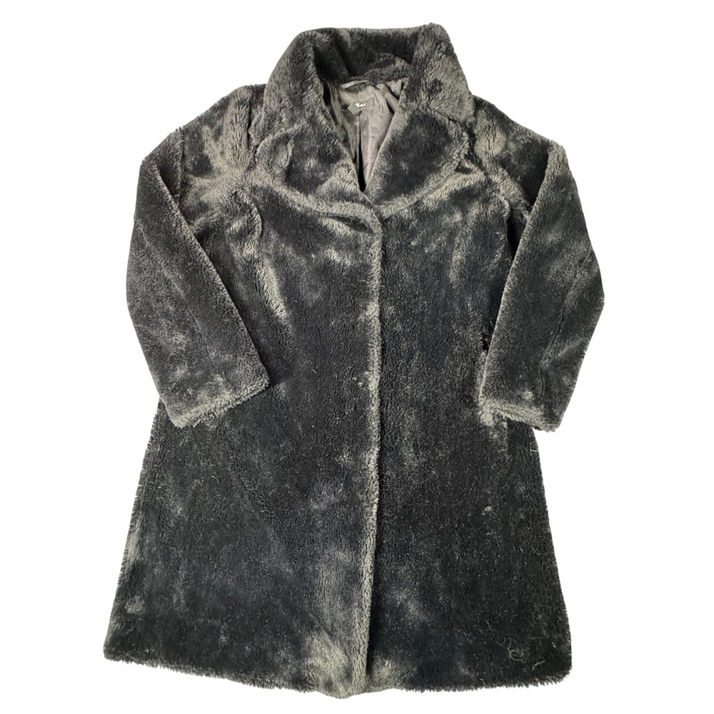 7 For All Mankind Coat Jacket Womens XS TP Black‎ Warm Winter Luxury